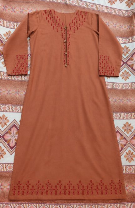 Cross Stitch Terracotta 3-Piece Suit