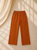 Rust Brown Embroidered 3 Piece Lawn Suit