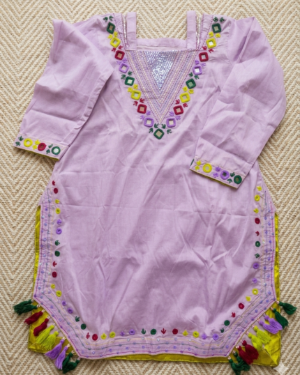 Lavender Mirror Work