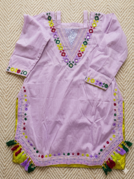 Lavender Mirror Work