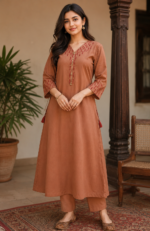 Cross Stitch Terracotta 3-Piece Suit
