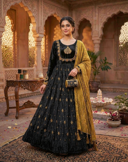 The Midnight Gold Maxi