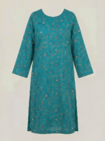 Teal Embroidered 3 Piece Lawn Suit