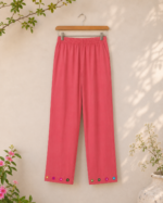 Coral Pink 2-Piece Embroidered Lawn Suit